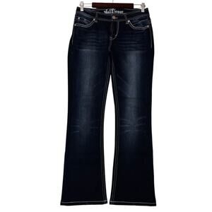 Wallflower Dark Indigo Flare Jeans Size 9